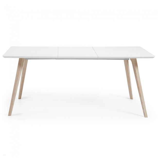 Adi Extendable Dining Table Scandinavian Style Furniture Barons Adi Extendable Dining Table Scandinavian Style Furniture