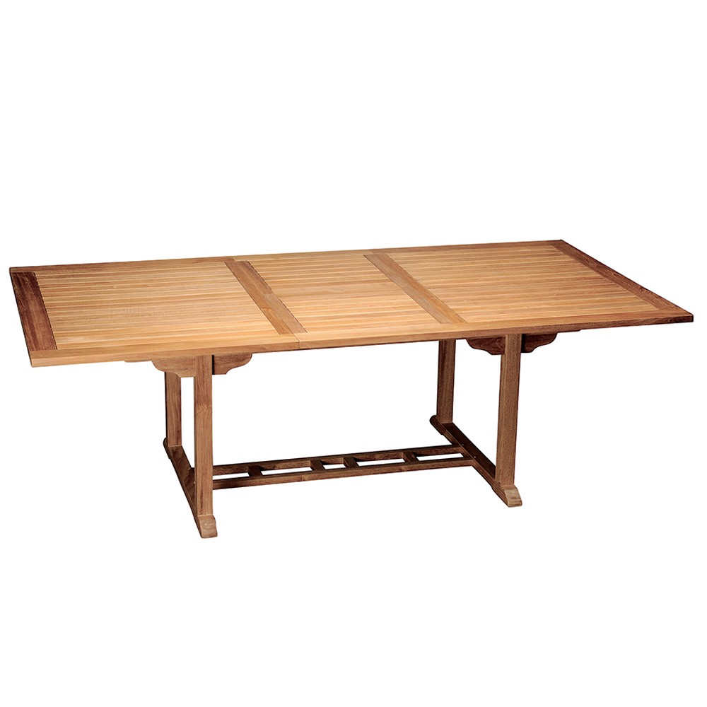 Kingston Teak Outdoor Extendable Dining Table Barons Kingston Teak Outdoor Extendable Dining Table