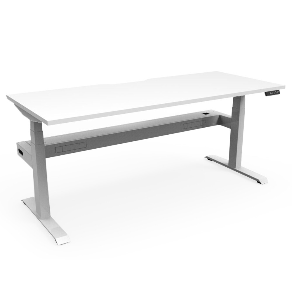 Advance Electric Height Adjustable Single Sided Workstation Desk with
