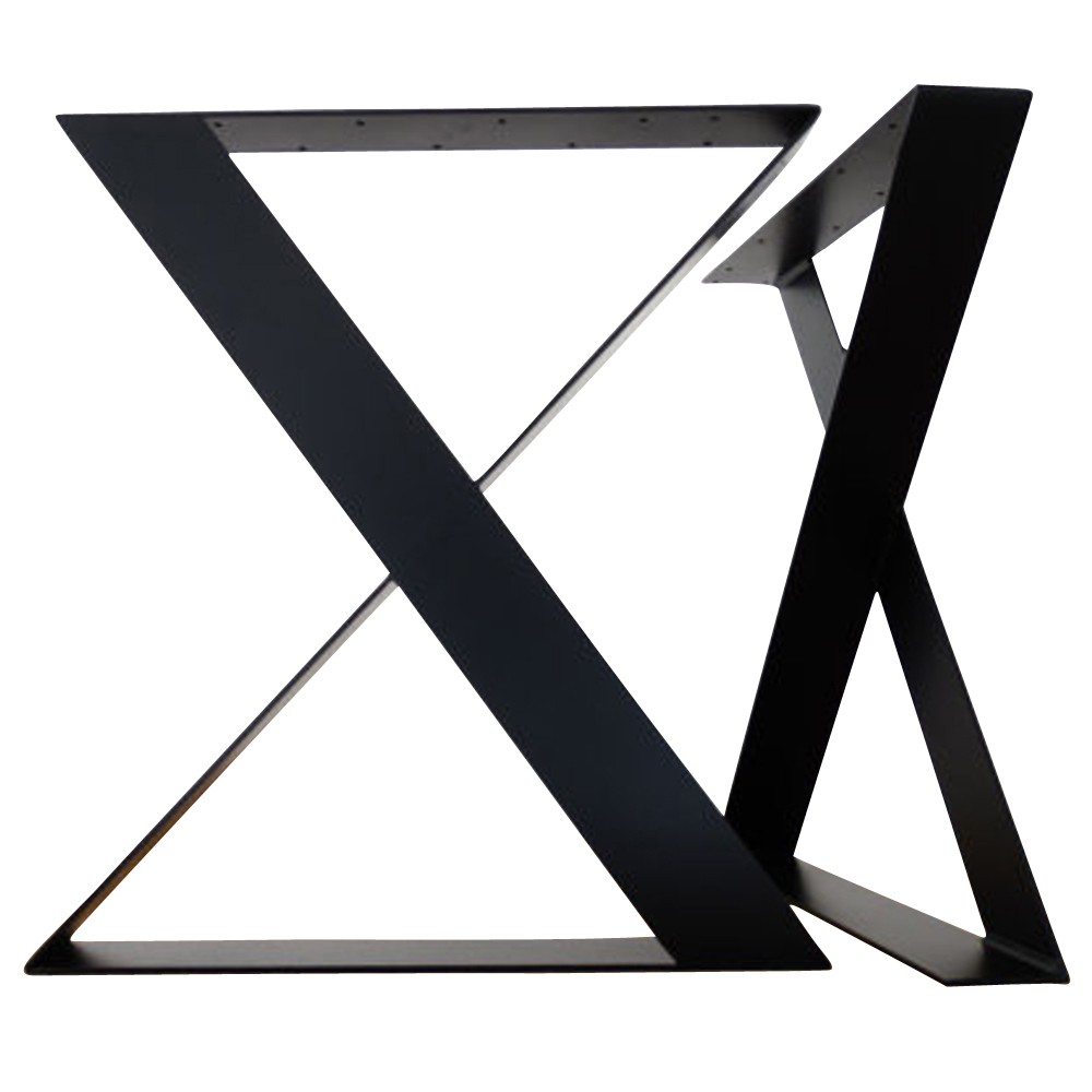 flat metal table legs