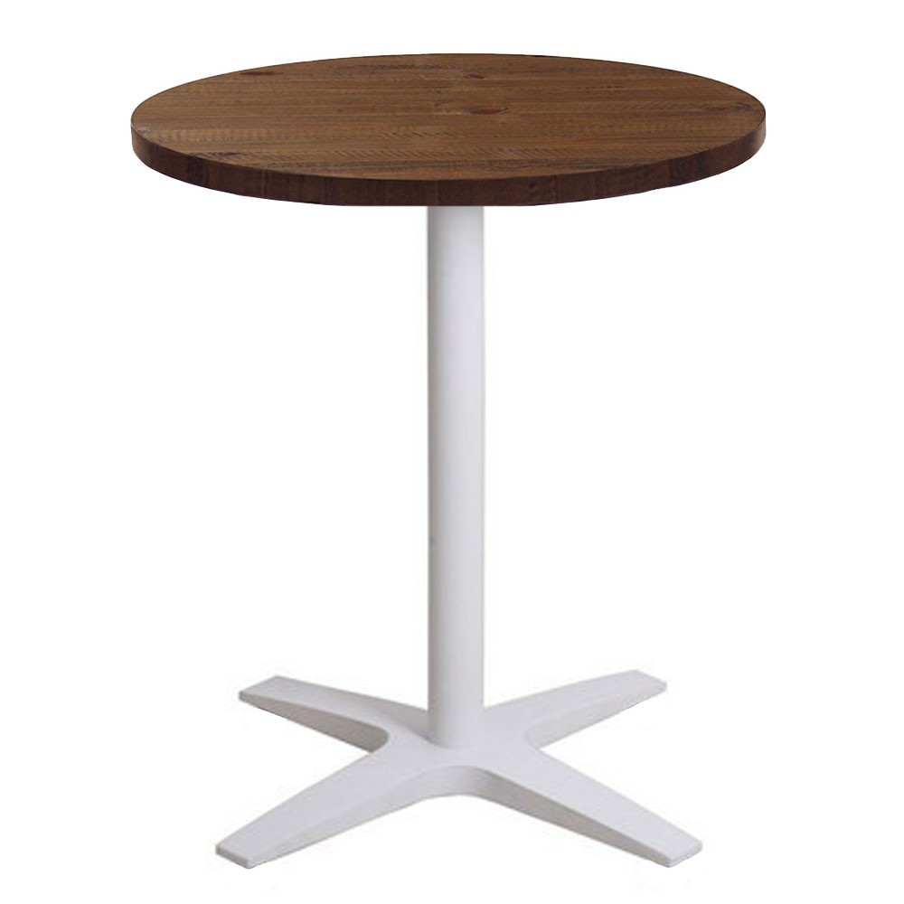 Nordic Round Cafe Table with White Base Apex