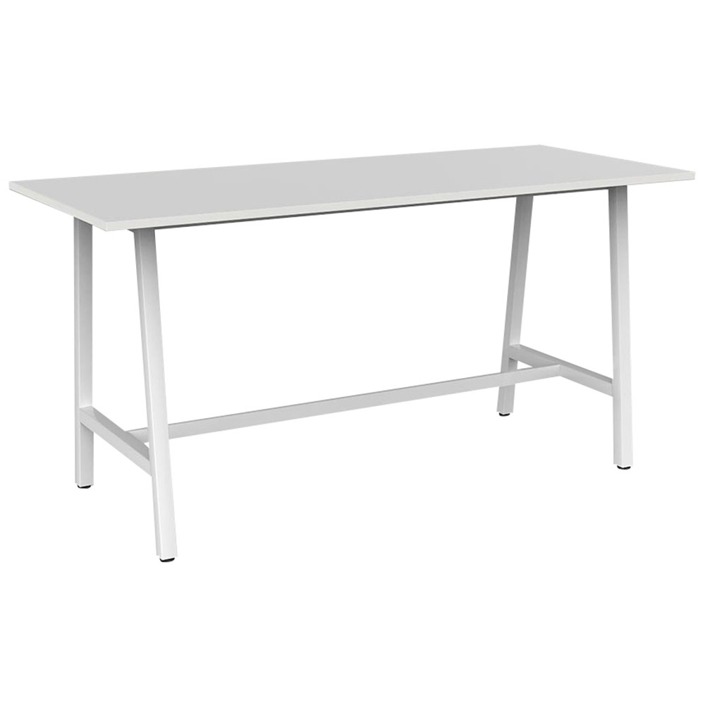 Office Bar Table White Legs Apex
