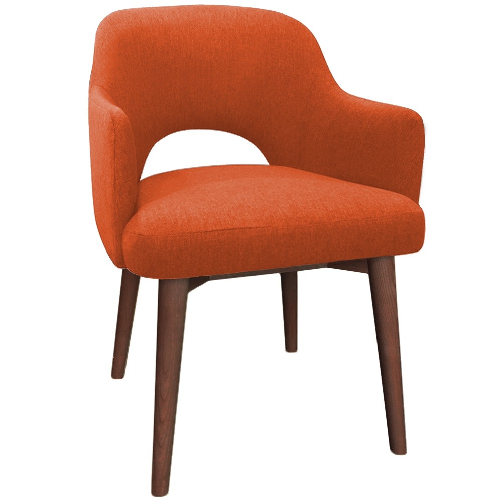 Scandi Tub Chair Walnut Timber Legs Apex Scandi Tub Chair Walnut Timber Legs