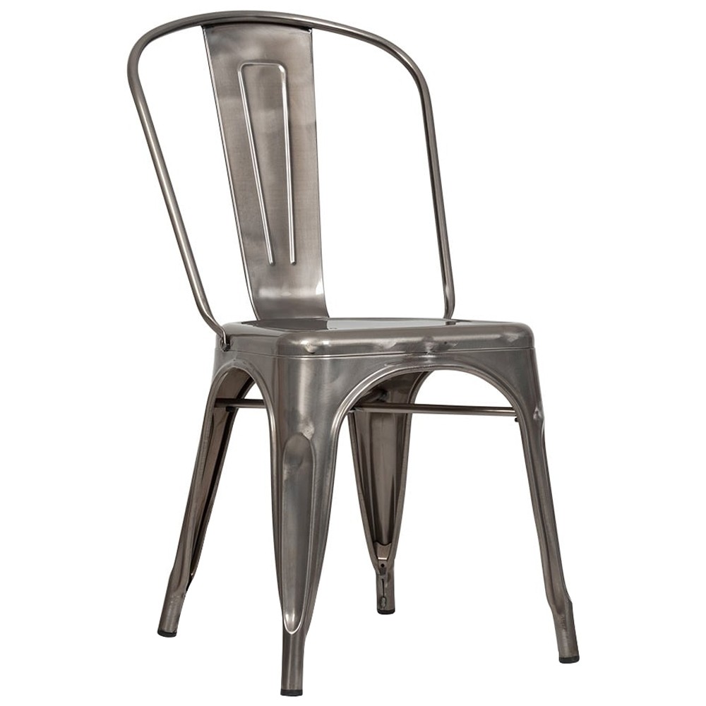 tolix industrial dining chairs