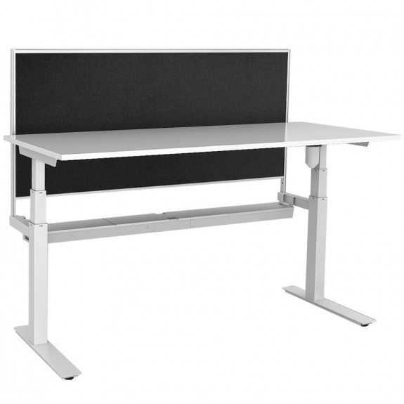 Agility Height Adjustable Office Workstation Desk with Screen