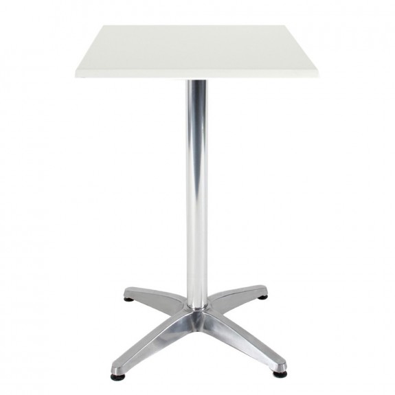 Aida Aluminium Indoor Outdoor Bar Height Pedestal Table 