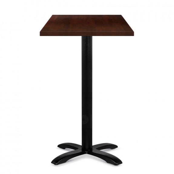 Alvina Modern Square Timber Bar Table