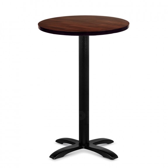 Wooden round on sale bar table
