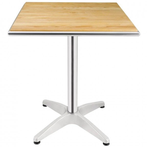 Ovela Ash Flip Top Square Bistro Table 600mm