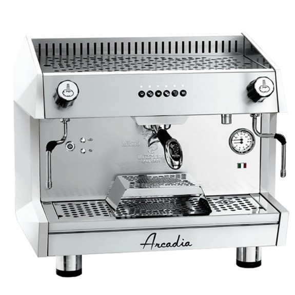 ARCADIA-G1 FED ARCADIA Professional Espresso coffee machine SS polish white 1 Group - ARCADIA-G1