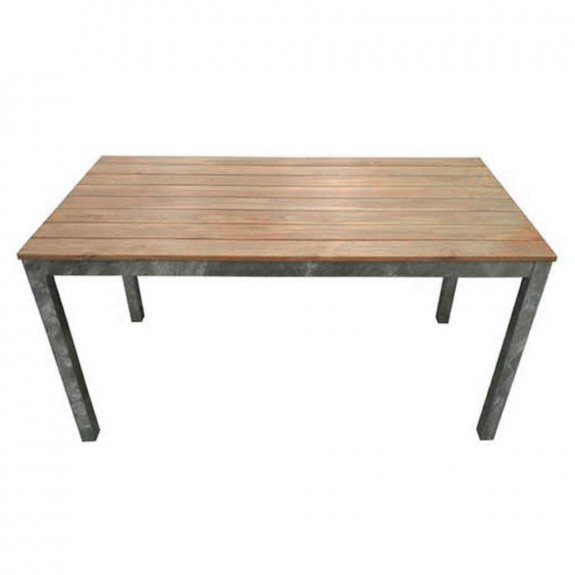 Beer Garden Outdoor Dining Table Galvanised Steel Frame