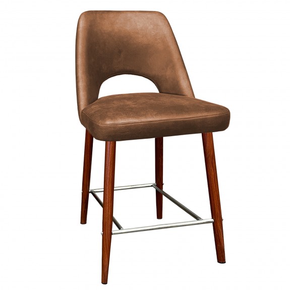 Bella Counter Stool Walnut Legs