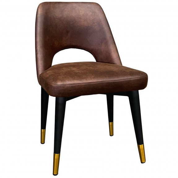 Bella Side Chair Brass Legs