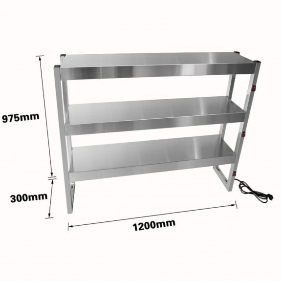 Benchstar Commercial Food Warmer with 9 Lamps FW9L-123