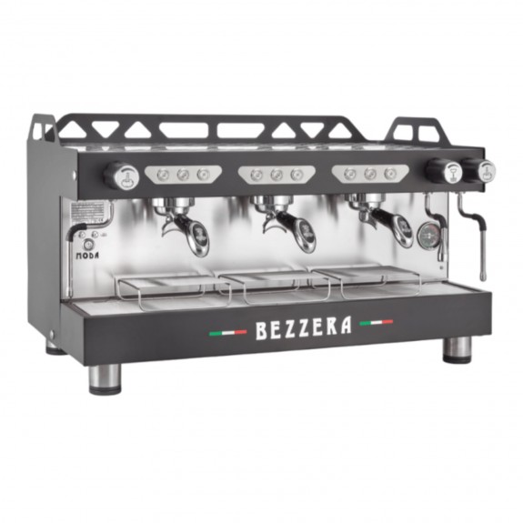 Bezzera Moda De 3 Group Espresso Machine Black MODADE3B