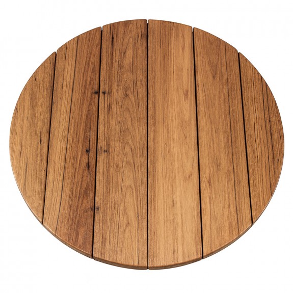 Blackbutt Solid Timber Round Outdoor Table Top