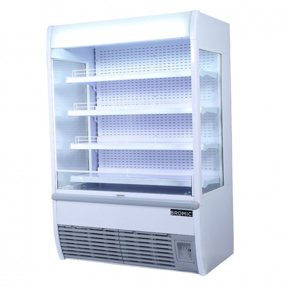 Bromic 1330L LED Open Display Supermarket Fridge VISION1200