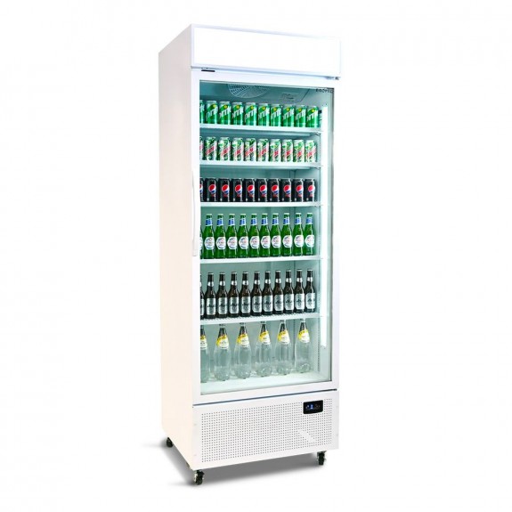 Bromic 690L Single Glass Door Display LED Fridge GM0690LW