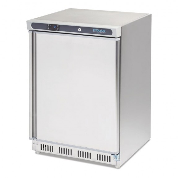 CD080-A Polar C-Series Stainless Steel Under Counter Fridge 150 Litre