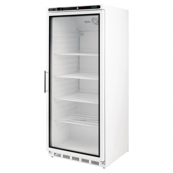 CD088-A Polar C-Series Upright Display Fridge White 600 Litre