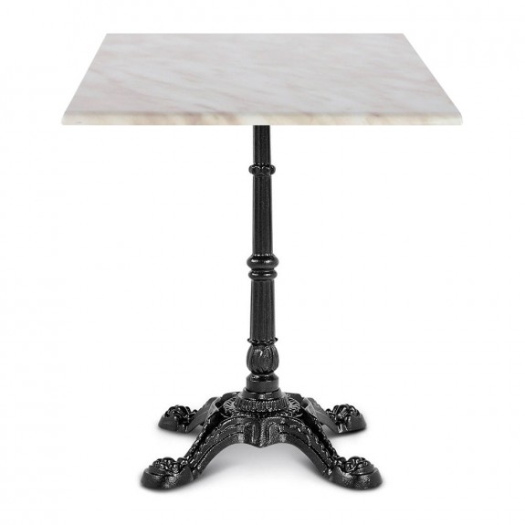 Celestine Dining Table Classic Black Cast Iron Base