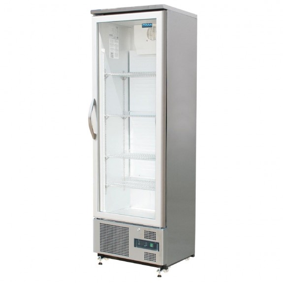 CK479-A Polar Single Door Upright Back Bar Cooler St/St