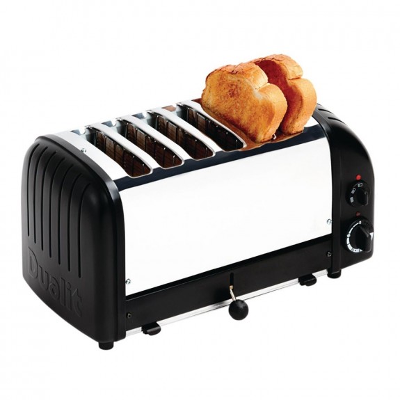 CK556-A Dualit Classic Vario Toaster 6 Slice Black Matt