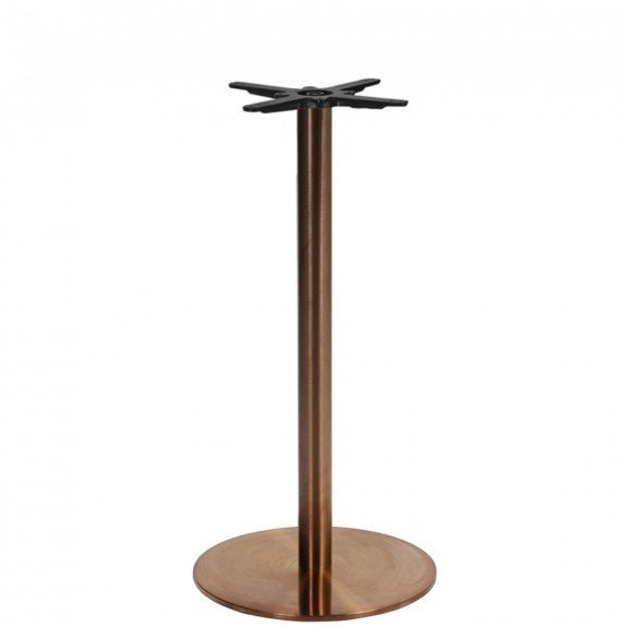 Copper Bar Table Base Round