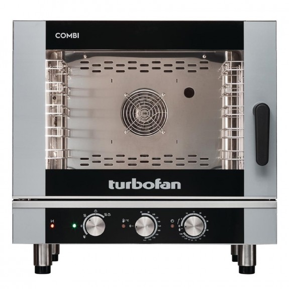 CR257 Turbofan Electric Combi Oven Full Size 5-Tray Manual Controls