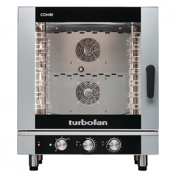 CR258 Turbofan Electric Combi Oven Full Size 7-Tray Manual Controls
