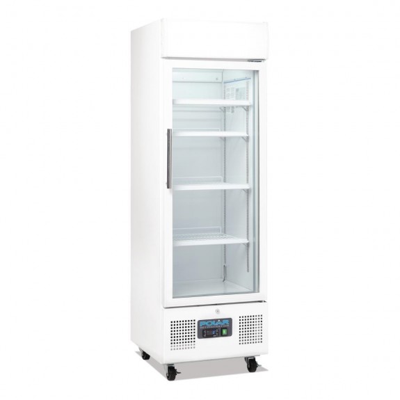 DM075-A Polar G-Series Upright Display Fridge 218 Litre White