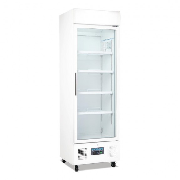 DM076-A Polar G-Series Upright Display Fridge 336 Litre White
