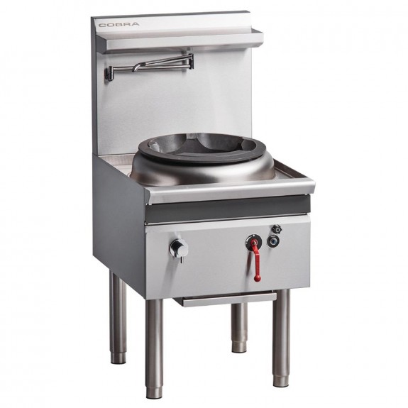 DT550-P Cobra CW1H-C Gas Waterless Wok 600mm - 1 Hole Chimney Burner - LPG / Propane