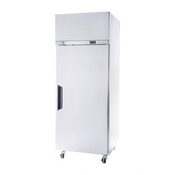 DW972 Williams Topaz Single Door Stainless Steel Upright Storage Refrigerator