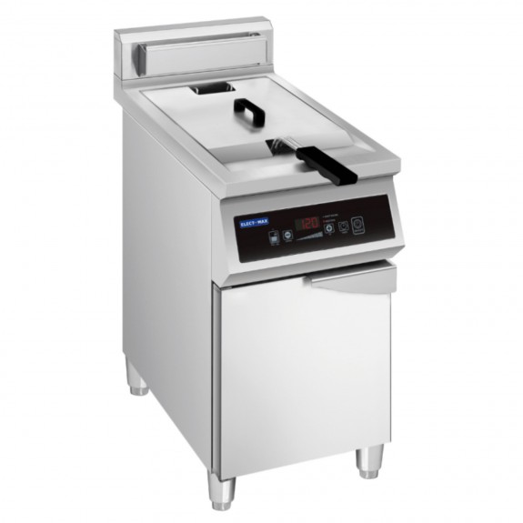 Electmax 900 Series Induction Single Fryer with Splashback - IFS10-30L