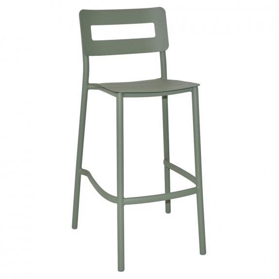 Eliana Outdoor Stackable Bar Stool Aluminium Base 75cm