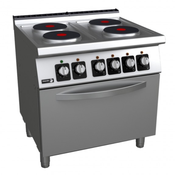 Fagor Kore 700 Series Electric 4 Burners with Oven C-E741