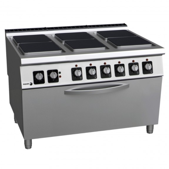 Fagor Kore 900 Series Electric 6 Burner with Oven C-E961OP