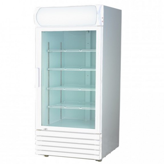 F.E.D LG-370GE Single Glass Door Colourbond Upright Drink Fridge