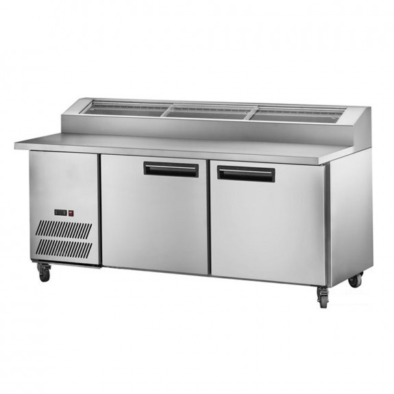 F.E.D PPB/15 two door DELUXE Pizza Prep Bench