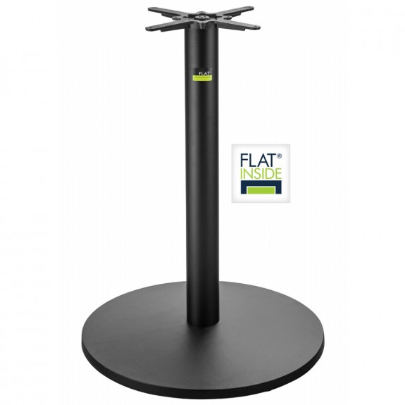 Flat Tech Self Levelling Black Bar Table Base BR22