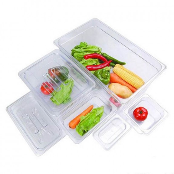 Food Tek Clear Poly 1/1 x 65 mm Gastronorm Pan JW-P112