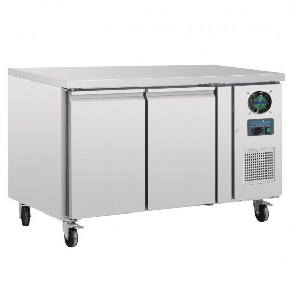 G599-A Polar U-Series Double Door Counter Freezer 282 Litre