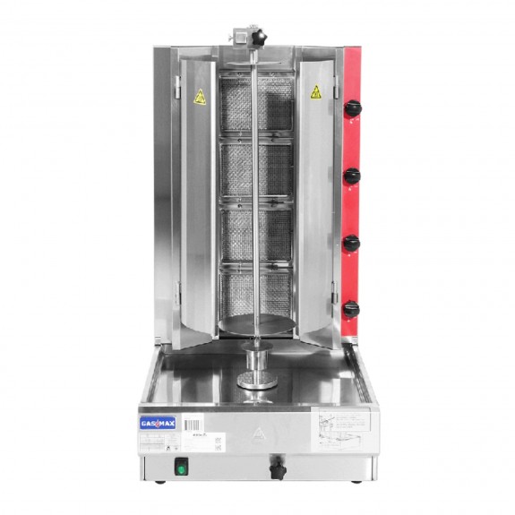 Gasmax Semi-automatic 4 Burner LPG Kebab Machine KB-4LPG