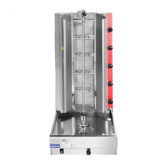 Gasmax Semi-automatic 5 Burner NG Kebab Machine KB-5