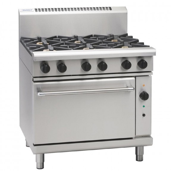 GE872-N Waldorf 900mm Gas 6x Burner Convection Range - Natural Gas