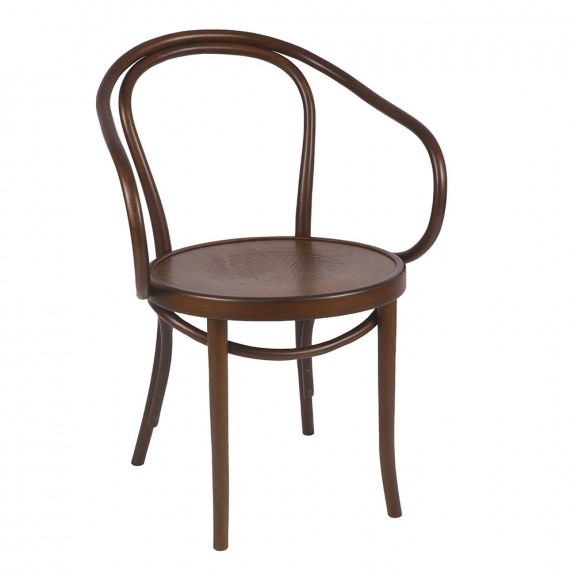 B9 Bentwood Armchair by Le Corbusier and Thonet Walnut