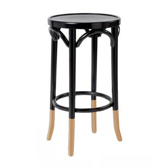 Genuine Bentwood Kitchen Counter Stool with Natural Socks