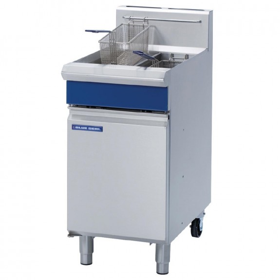 Blue Seal Fryer Vee Ray Single Pan Gas Fryer 20l Natural Gasural Gg419 N Apex