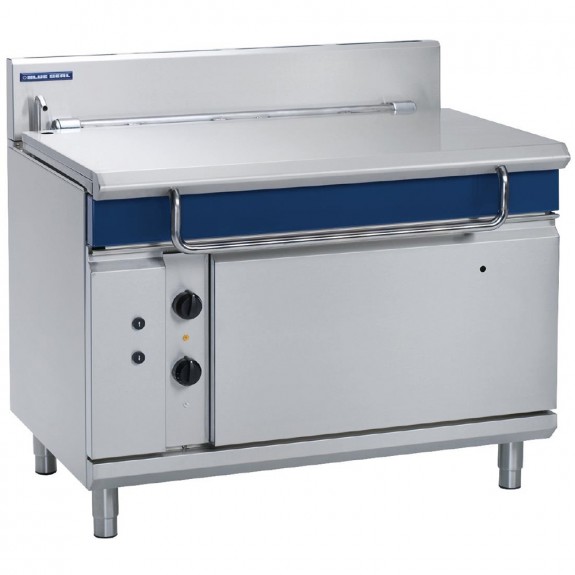 GR783-P Blue Seal By Moffat 1200mm 120 Litre Tilting Bratt Pan w/Electric Tilt - LPG / Propane